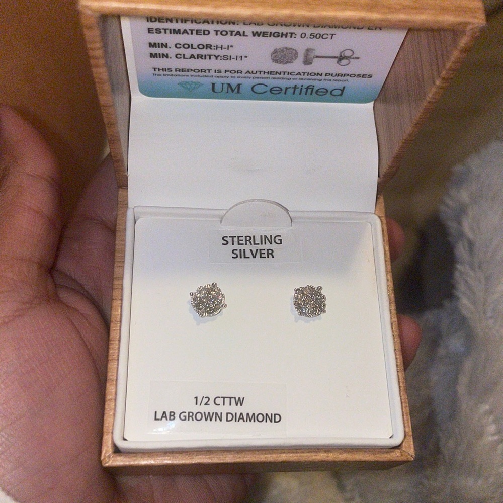 Diamond earrings